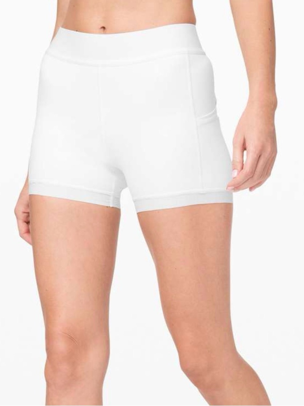 lululemon athletica White Morning Match Short 3.5”